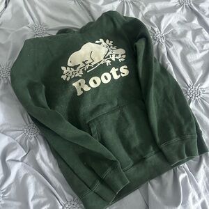 Roots Kids Dark Green Sweatshirt
